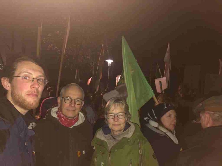 Demo gegen AFD-Empfang