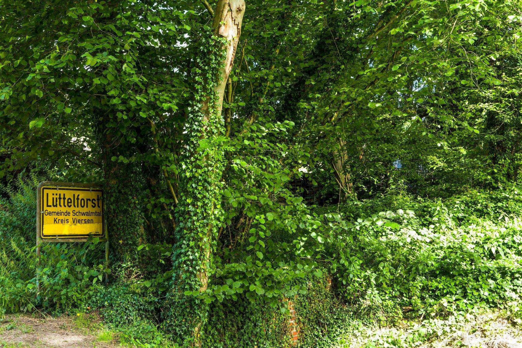 Lüttelforst Ortseingang